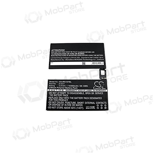 Apple iPad A1577 Pro 12.9 / iPad A1584 Pro 12.9 / A1652 iPad Pro 12.9 batteria, akumuliatorius (10307mAh) Apple iPad A1577 Pro 12.9 / iPad A1584 Pro 12.9 / A1652 iPad Pro 12.9 batteria, akumuliatorius (10307mAh)