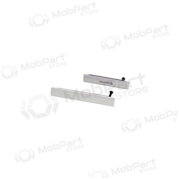 Sony Xperia Z2 D6502 / Z2 Xperia D6503 / Z2 D6543 microSD e microUSB-SIM side covers (bianchi)