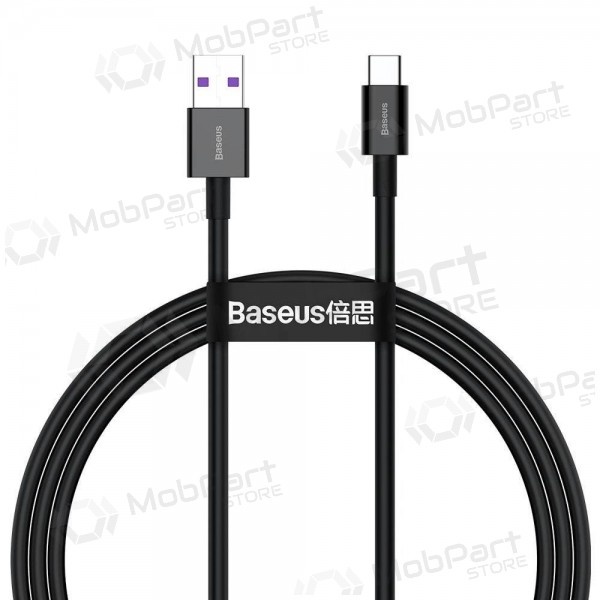 USB cavo Baseus Superior iš USB į Type-C 66W 2.0m nero CATYS-A01