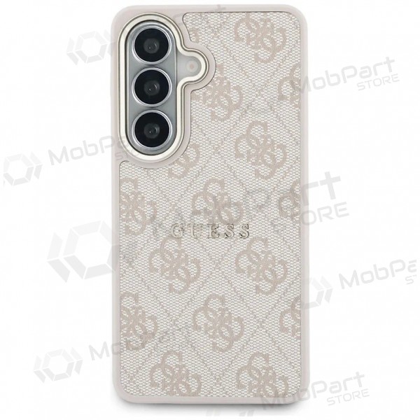 Custodia per Samsung Galaxy S26 - Guess PU Leather 4G Gold Frame Magnetic (rosa)
