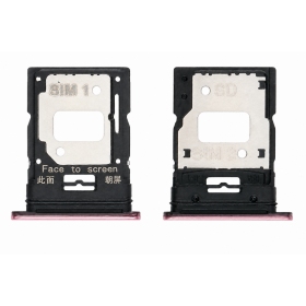 Supporto per scheda SIM Xiaomi Mi 11 Lite 4G / 5G / 5G NE 2021 (rosa)