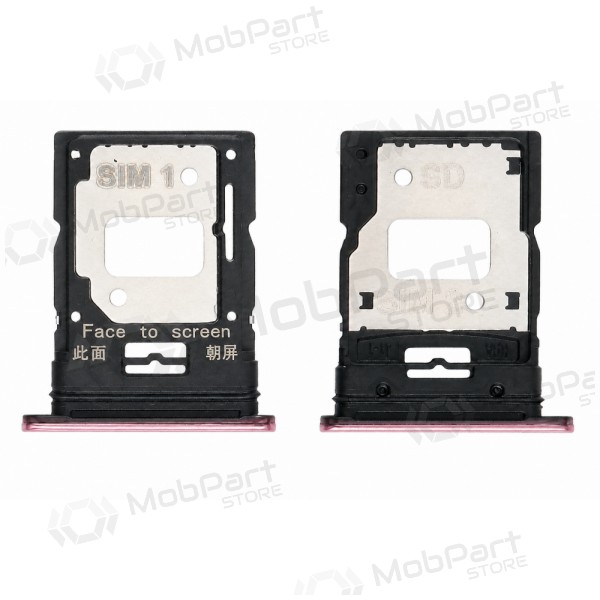Supporto per scheda SIM Xiaomi Mi 11 Lite 4G / 5G / 5G NE 2021 (rosa)