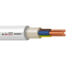 Cavo di alimentazione Lietkabelis NHXMH-J 3x1.5 mm² in rame XLPE CPR Cca monofilo.