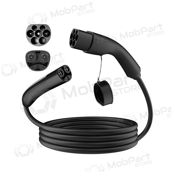 Elektromobilio cavo di ricarica Tesla NACS - Type 2, 32A, 7.2kW, 1-fazė, 5m