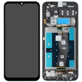 Schermo Samsung Galaxy A14 4G (nero) (con cornice) (originale)