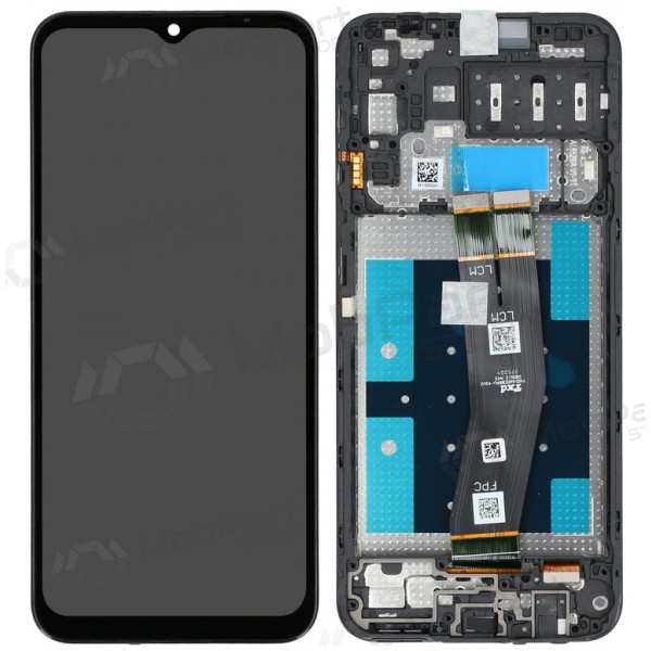 Schermo Samsung Galaxy A14 4G (nero) (con cornice) (originale)