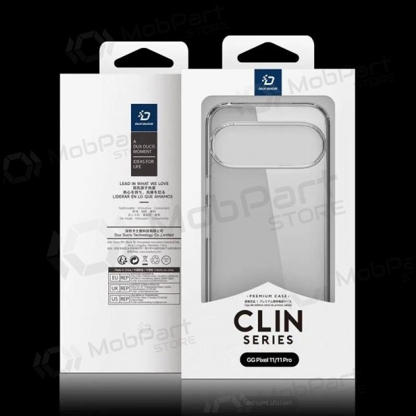 Custodia Google Pixel 11, 11 Pro - Dux Ducis Clin - trasparente