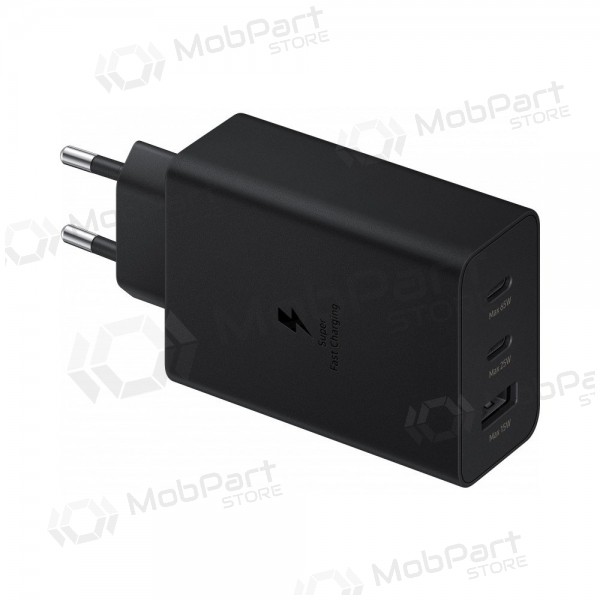 Caricabatterie di rete Samsung EP-T6530NBEGEU 65 W 2x USB-C + USB-A nero