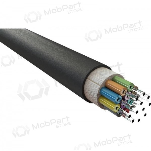 Cavo ottico EXCEL 200-157 12 fibre multimodale OM3 50/125 LSZH CPR Cca resistente ai raggi UV 1000 N.