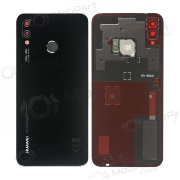 Huawei P20 Lite coperchio batteria posteriore nero (Midnight Black) (usato grade C, originale)