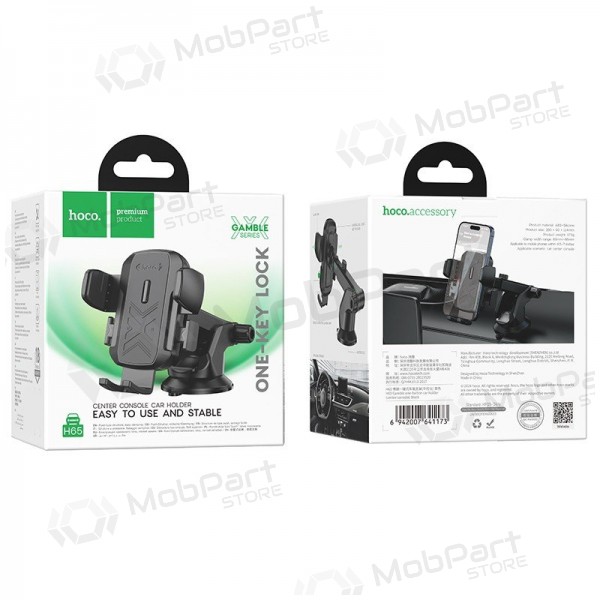 Porta cellulare da auto Hoco H65 (dashboard) nero