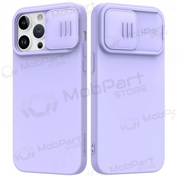Apple iPhone 15 Pro Max custodia „Nillkin Silicone“ (šviesiai viola)
