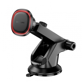 Supporto per telefono da auto Borofone BH125 sul cruscotto 4.5–7 pollici.