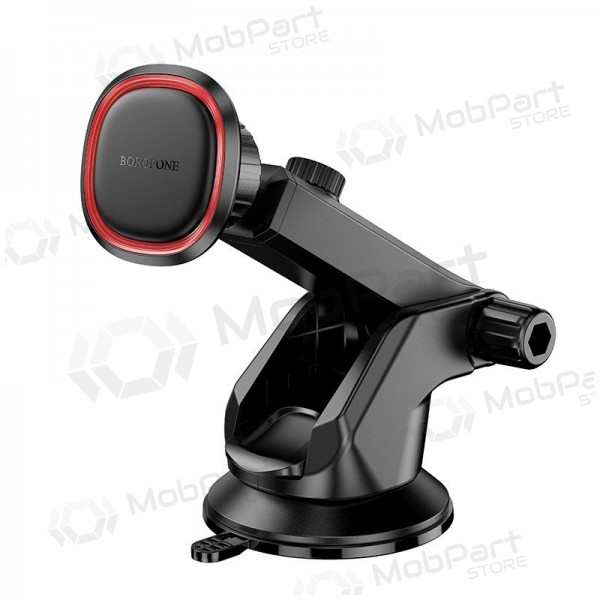 Supporto per telefono da auto Borofone BH125 sul cruscotto 4.5–7 pollici.