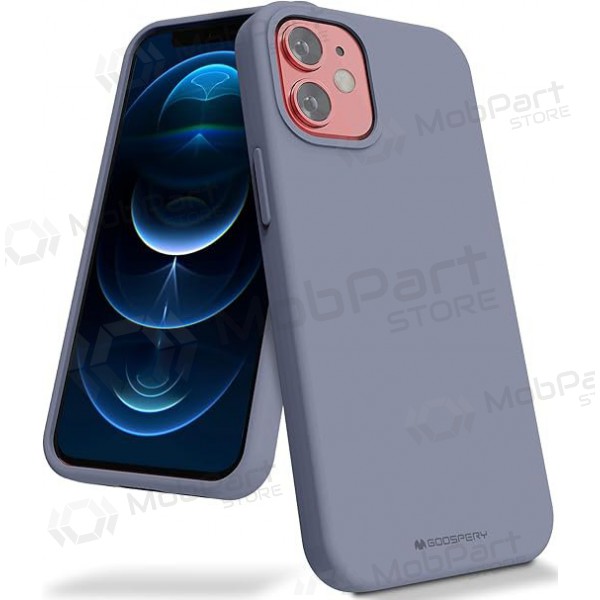 Custodia per Apple iPhone 11 Pro Max Mercury - Silicone Case - (grigio lavanda)