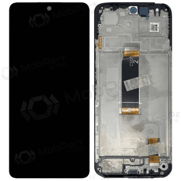 Xiaomi Redmi 13 4G, 5G, Poco M6 4G schermo / display (nero) (con una cornice) (originale)