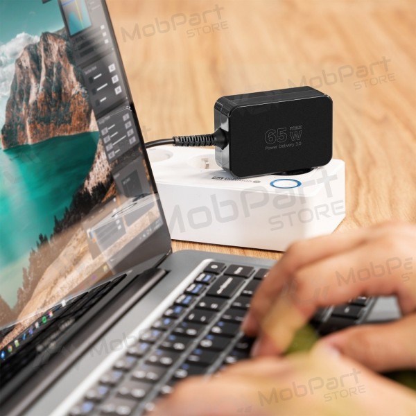 Caricabatterie universale per laptop Kruger&Matz 65W nero