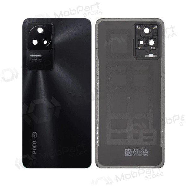 Xiaomi Poco F4 coperchio batteria posteriore (nero) (originale) (service pack)