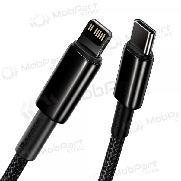 Cavo Lightning Baseus Tungsten CATLWJ-01 USB-C a Lightning 1 m PD 20 W nero
