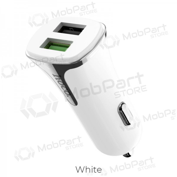 Caricatore automobilinis Hoco Z31 Quick Charge 3.0 (3.4A) x 2 USB (bianca)