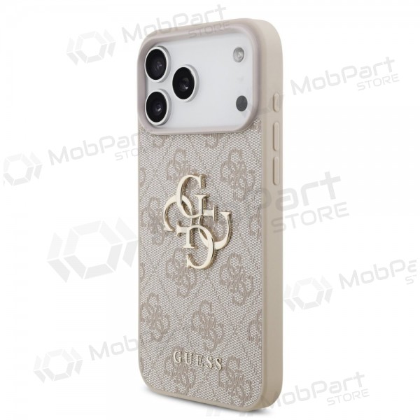 Custodia per Apple iPhone 17 Pro Max - Guess PU 4G Metal Logo (rosa)