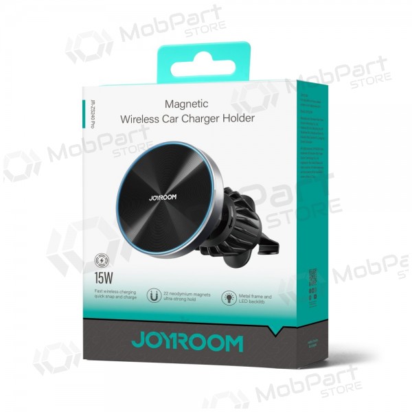 Automobilinis laikiklis-caricatore Joyroom JR-ZS240 Pro MagSafe 15W nero