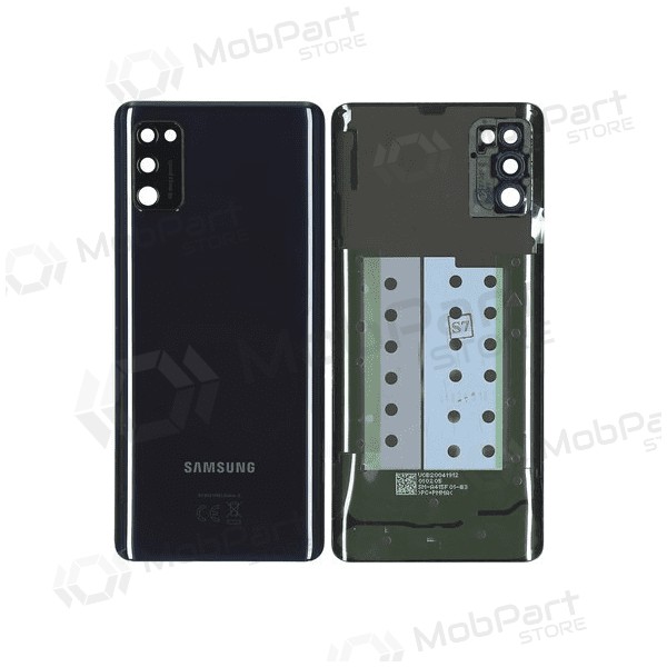 Samsung A415 Galaxy A41 2020 coperchio batteria posteriore (nero) (usato grade B, originale)