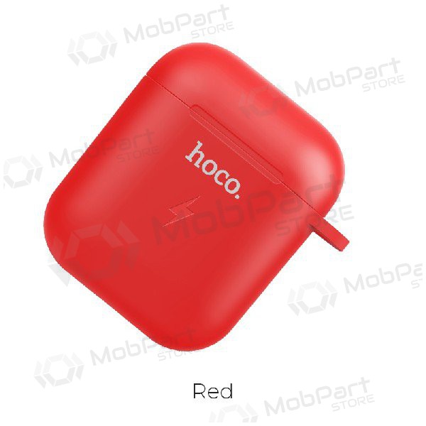 senza fili caricatore HOCO CW22 Airpods (rosso)