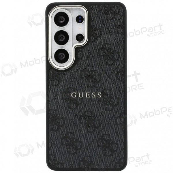 Custodia per Samsung Galaxy S26 Ultra -Guess PU Leather 4G Gold Frame Magnetic- (nera)
