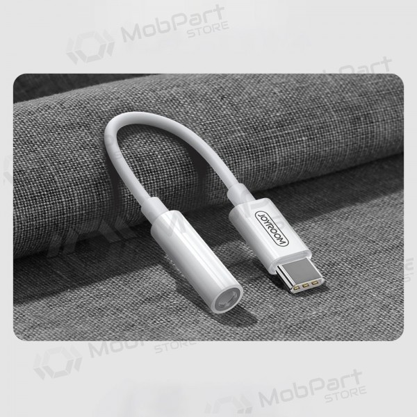 Adattatore audio Joyroom SH-C1 USB-C a 3,5 mm bianco