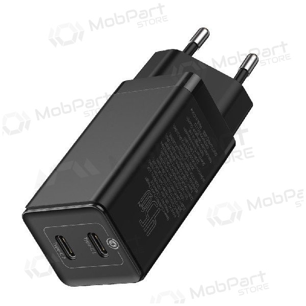 Caricatore Baseus GaN 45w (20V/3A) + Type-C cavo (MacBook) (nero)