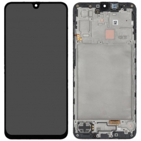 Schermo Samsung Galaxy A17 4G (nero) (con cornice) (originale)