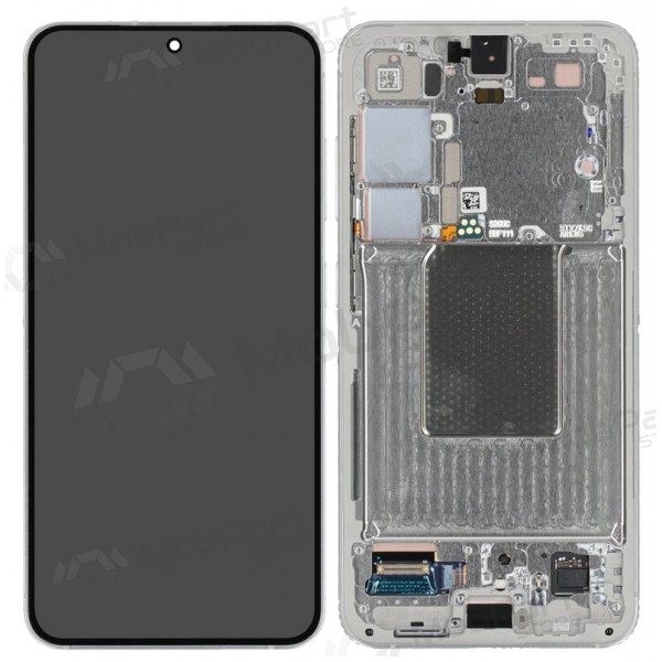 Samsung Galaxy S24 schermo / display (grigio) (con una cornice) (originale) Samsung Galaxy S24 schermo / display (grigio) (con una cornice) (originale)