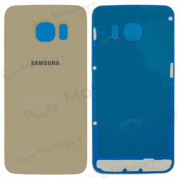 Samsung G925F Galaxy S6 Edge coperchio batteria posteriore (d'oro) (usato grade A, originale)