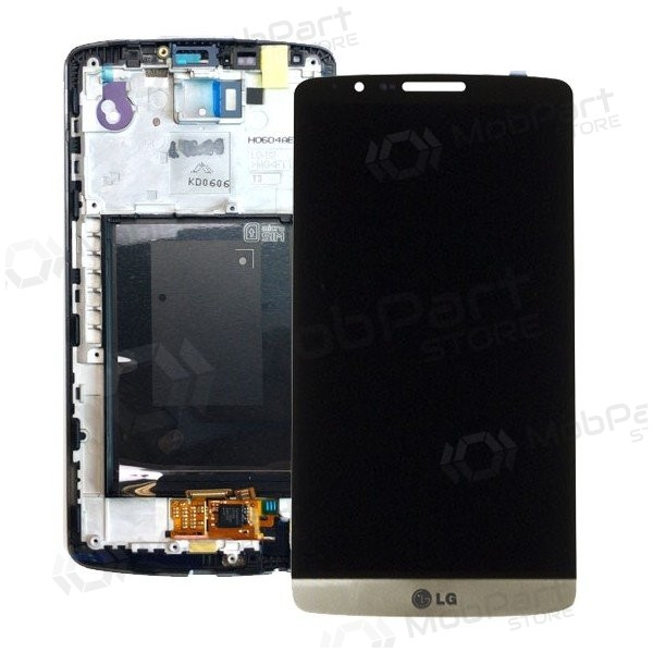 LG D855 Optimus G3 schermo / display (con una cornice) (d'oro)