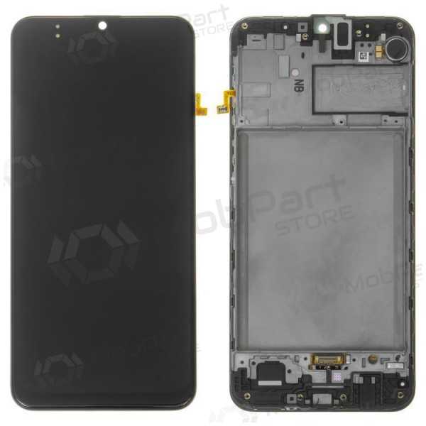 Samsung Galaxy M30s, M21 2020 schermo / display (nero) (con una cornice) (originale)