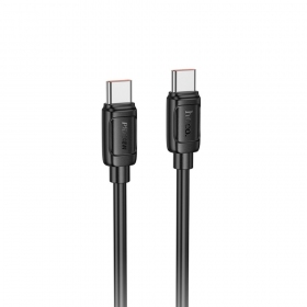 Cavo USB-C Hoco X115 USB-C a USB-C 1 m 240 W nero