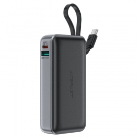 Batteria esterna Power Bank Acefast M7-10000 PD30W With Cable 10000mAh nero