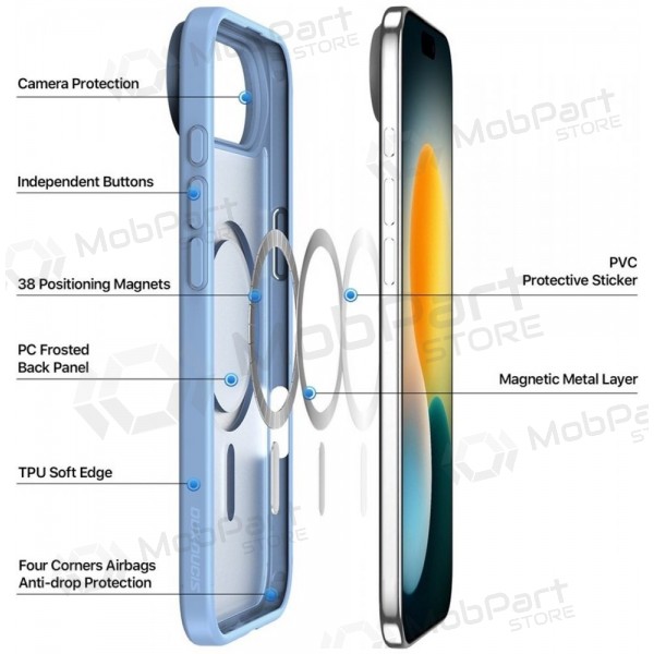Custodia per Apple iPhone Air - Dux Ducis Yind (blu)