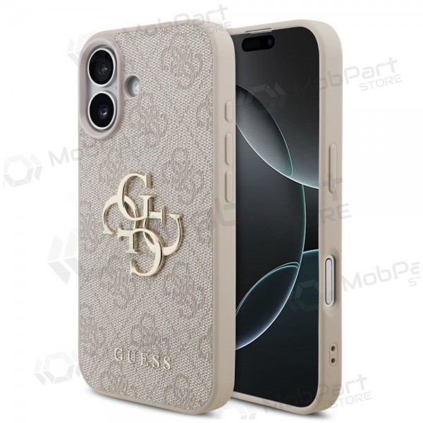 Custodia per Apple iPhone 17 - Guess PU 4G Metal Logo (rosa)