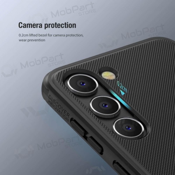 Samsung Galaxy S23 Ultra custodia „Nillkin Frosted Shield“ (blu)