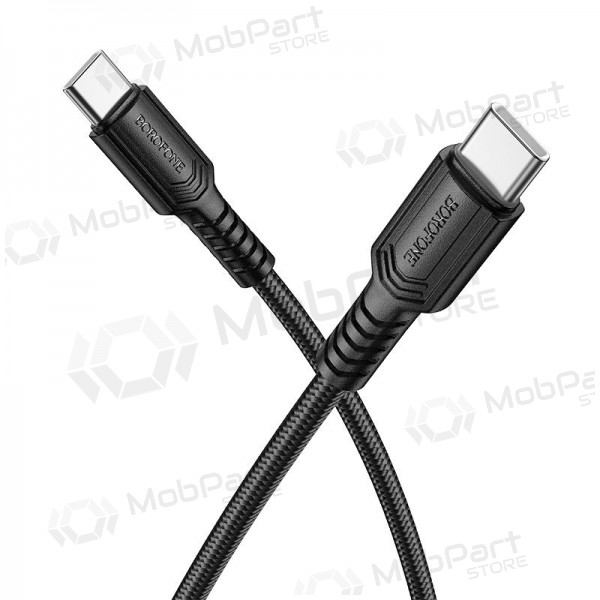 Cavo USB-C Borofone BX116 da USB-C a USB-C 1 m 60 W nero