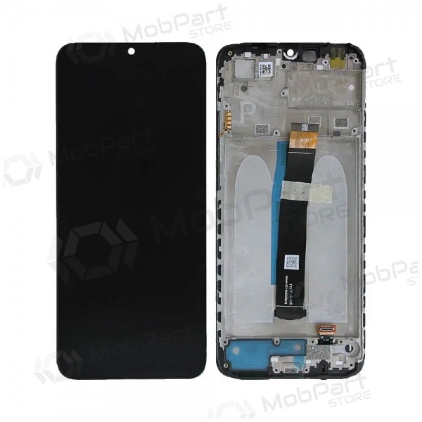 Xiaomi Poco C40 schermo / display (nero) (con una cornice) (originale)