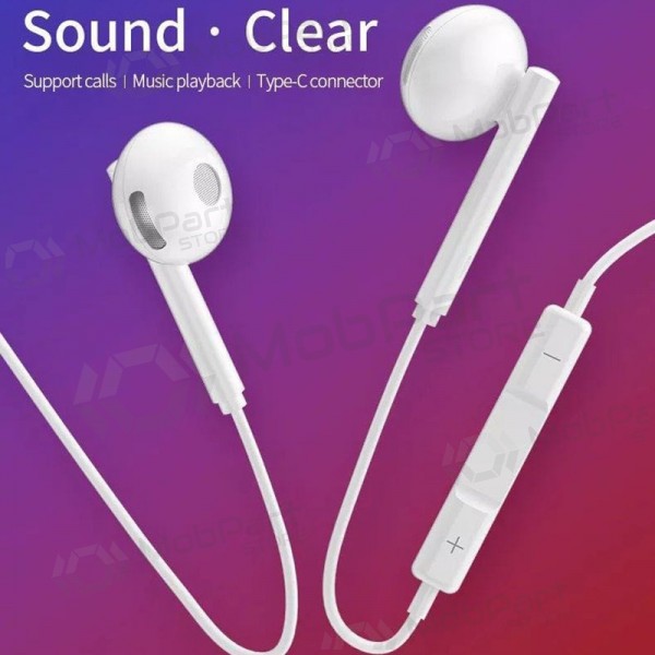 Mani libere HOCO L10 Type-C (bianco)