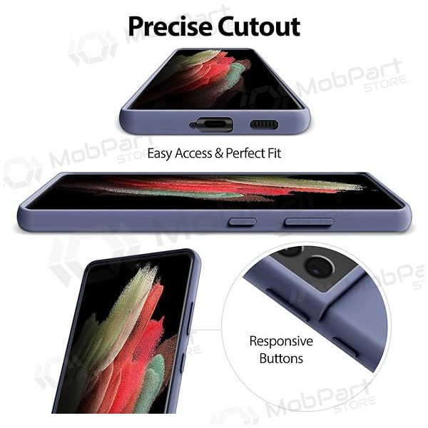 Custodia per Samsung Galaxy A15 Mercury - Silicone Case (grigio lavanda)