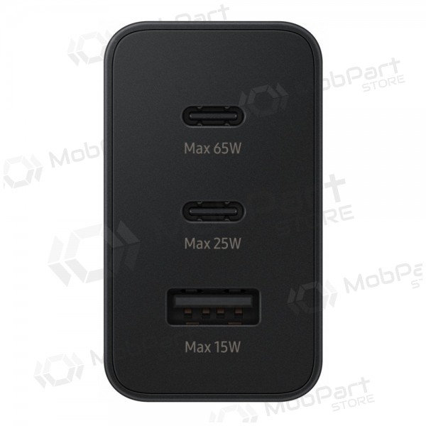 Caricabatterie di rete Samsung EP-T6530NBEGEU 65 W 2x USB-C + USB-A nero
