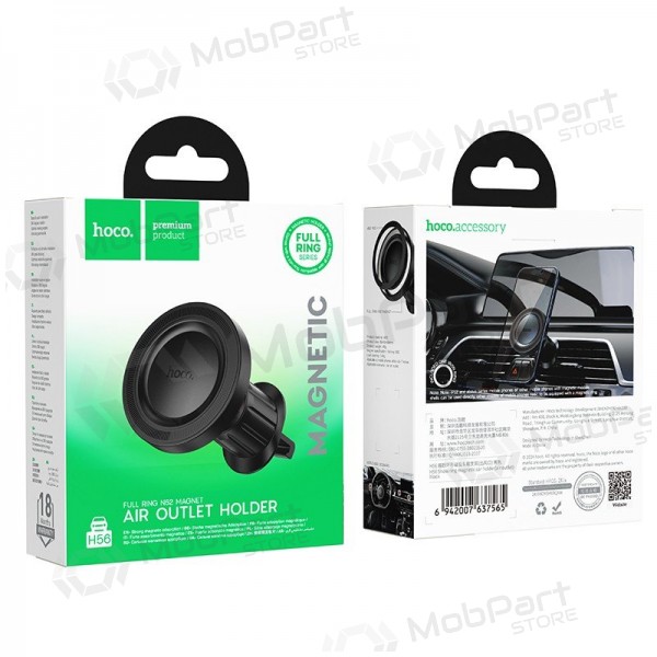 Porta cellulare da auto Hoco H56 (air vent) nero