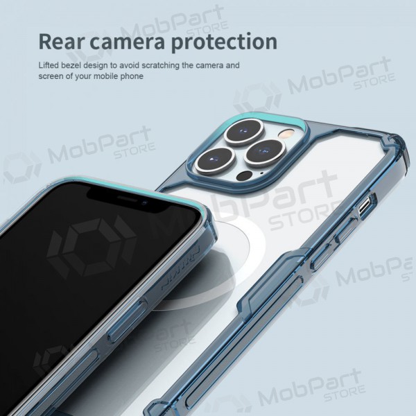 Apple iPhone 14 Pro custodia „Nillkin Nature Magnetic“ (bianca)