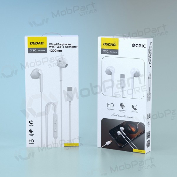 Cuffie USB-C Dudao X3C bianche