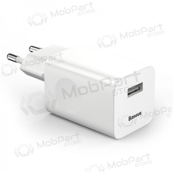 Caricabatterie per telefono Baseus CCALL-BX02 24 W USB-A bianco
